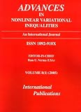 Advances in Nonlinear Variational Inequalities