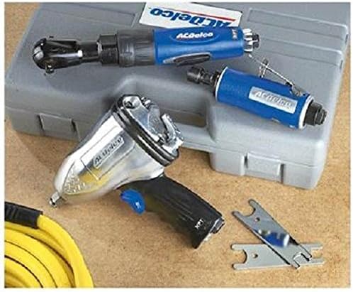3-Pc. Ac Pneumatic Air Tool Kit Automotive Impact &amp; Rachet Wrench Die