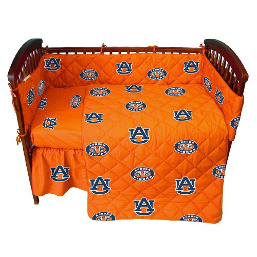 NCAA Auburn Tigers Orange Crib Set
