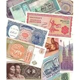 25 Different World Foreign Banknotes,Uncirculated with List