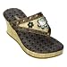 Girls' Hello Kitty Wedge Sandals - Brown