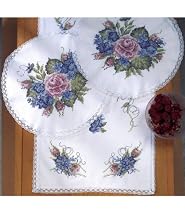 Bee's Delight Dresser Scarf/Doilies Stpd X-Stitch