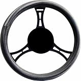 Elegant 50112 Grey Shimmer Steering Wheel Cover