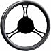 Elegant 50112 Grey Shimmer Steering Wheel Cover