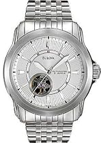 Bulova Men's Automatic Self-Winding Mechanical Exhibition Caseback Bracelet Watch #96A100