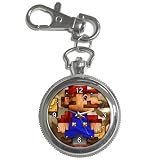 Key Chain Watch of Super Mario Bros. Sprite Art Portrait
