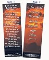 Bible Bookmark - For God so Loved the World - John 3:16 - 25 Pack