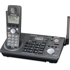 Panasonic KX TG6700B 5.8 GHz 2 Line Cordless Phone