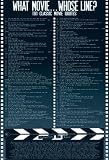 What Movie... Who's Line? - Artist: Anonymous - Art Print Poster Size: 36.00 by 24.00 inches