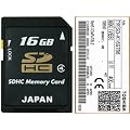 SDHC�J�[�h16GB�iSD 16GB�j���{�� �]���X�s�[�hMAX 20MB/�b�y�m�[�u�����h�i�z