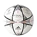 adidas Performance Champions League Finale Milano Capitano Soccer Ball, White/Black/Silver Metallic, Size 3