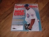 Carlos Zambrano-Chicago Cub's pitcher-Sporting News magazine, July 14, 2008 issue-Baseball At The Half.