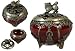 Chinese Foo Dog Red Incense Burner