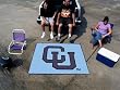 Columbia Univ - CU Script TAILGATER 5'x6' Floor Mat (Rug) - Columbia Lions NCAA College Athletics