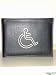 BLACK LEATHER DISABLED BADGE HOLDER