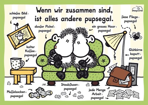 Childrens Toyshop  Spielwaren : Ravensburger 15789 - sheepworld: pupsegal  - 1.000 Teile Puzzle