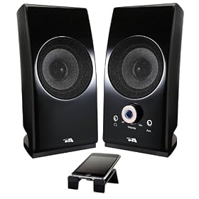Cyber Acoustics CA-2022 2.0 Computer Speakers- Black