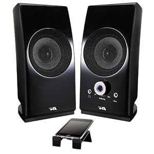 Cyber Acoustics CA-2022 2.0 Computer Speakers- Black