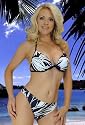 Batik Hawaiian Print Pushup Swimwear Bra Top