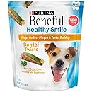 Beneful Healthy Smile Dental Dog Snacks, Small/Medium Twists, 18.9-Ounce Pouch, Pack of 1