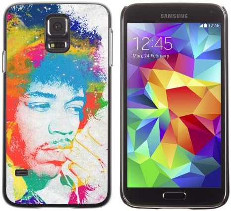 CaseLord Plastic Hard Case Cover for Samsung Galaxy S5 V SM-G900 ( Cool Jimi Hendrix &amp; Joint )