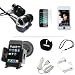 Sporting Goods : DreamBargains Premium iPod Touch 2G / 2nd Generation 8GB 16GB 32GB Accessory Bundle Kit - Protective Silicone Sleeve - White + Adjustable Sport Armband - Black + Screen Protector Film + Travel Charger - White + Car Charger - White + Durable Metallic Sound Isolating In-Ear Earbud Earphones - Black + Neckstrap - Black + Adjustable Windshield Mount - Black