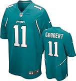 Blaine Gabbert Jersey: Home Teal Game Replica #11 Nike Jacksonville Jaguars Jersey