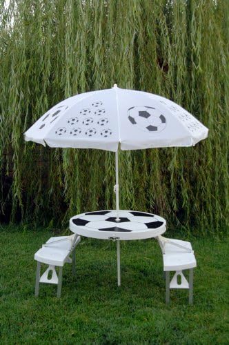 Soccer Table / Umbrella Set Folding- Good Gift Idea
