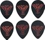 Clayton Black Raven Small Teardrop Guitar Picks (1.90MM 1 Dozen)