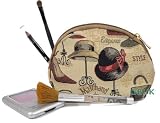 Tapestry Cosmetic/Makeup Bag (Hats & Shoes) - Gobelin Style