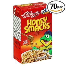 Kellogg's Smacks Cereal, 1.13-Ounce Single Serve Packs (Pack of 70)