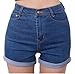AnVei-Nao Womens Girls Fashion High Waist Denim Jean Shorts Summer Hot Pants