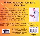 HIPAA Focused Training 1 Overview