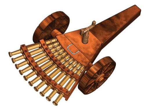 Da Vinci Multi-Barreled Machine Gun