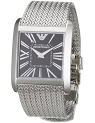 Emporio Armani Womens AR2013 Slim Stainless Steel Mesh Bracelet Watch