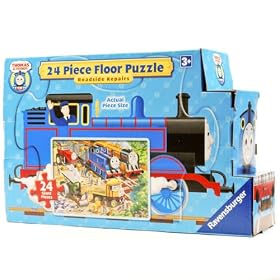 Thomas & Friends: Roadside Repair - 24 Piece Floor Puzzle in a Shaped Box