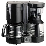Krups Duothek Glass Black Double Coffeemaker 10 Cup