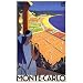 Vintage Monte Carlo France Resort Tennis Poster Broders by Roger Broders