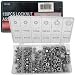 Lock Nut Assortment Kit - Nylon Lock Inserts - 150 Pieces