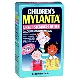 Mylanta Children's Upset Stomach Relief Chewable Tablets, Bubble Gum