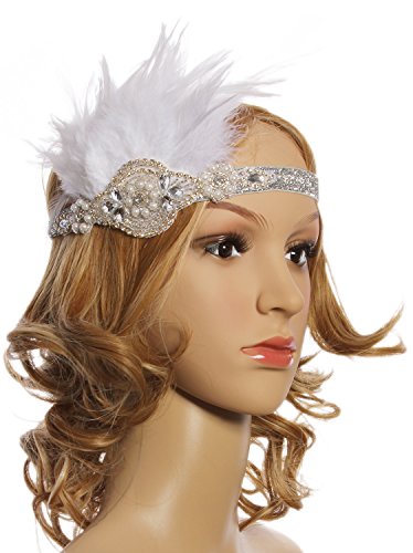 great gatsby beaded hat