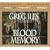 Blood Memory (Brilliance Audio on Compact Disc)