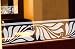 Willow Border Frosted Etched Glass Accents