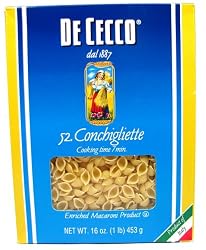 De Cecco Conchigliette No. 52 Mini Shells Pasta 16 Oz