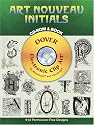 Art Nouveau Initials CD-ROM and Book (Dover Pictorial Archives)