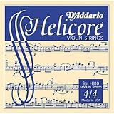 D'Addario Helicore 4/4 Violin E String Medium Aluminum