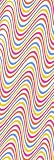 Dekoration - Retro Strips Fototapete Poster-Tapete-Wall Stripe (250 x 83cm)