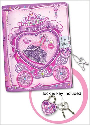 Pecoware Princess Rose Slippers Secret Diary with Lock