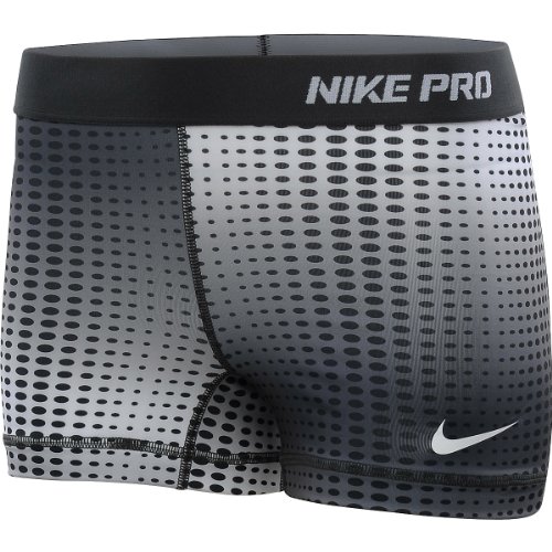Nike PRO Women's Compression Printed 2.5 inch Shorts, X-Large [XL]