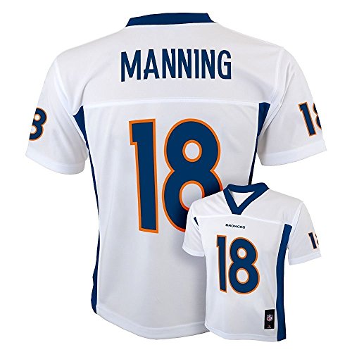Peyton Manning #18 Denver Broncos NFL Youth Mid-Tier Jersey White